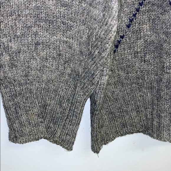 LES COPAINS SPORTSWEAR WOOL SWEATER IN GRAY - Picture 5 of 7